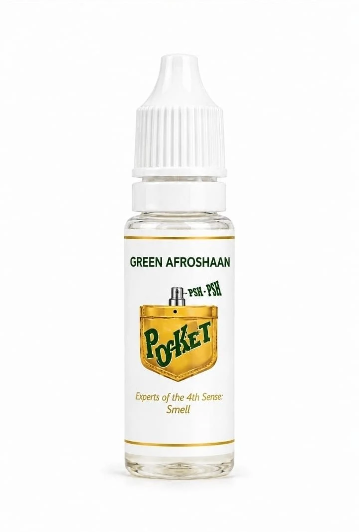 Green Afroshaan — Car Wooden Diffuser view 2